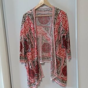 Shrug asymmetrical jacket